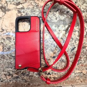 Bandolier Scarlet Phone Case with Strap iPhone 15 Pro